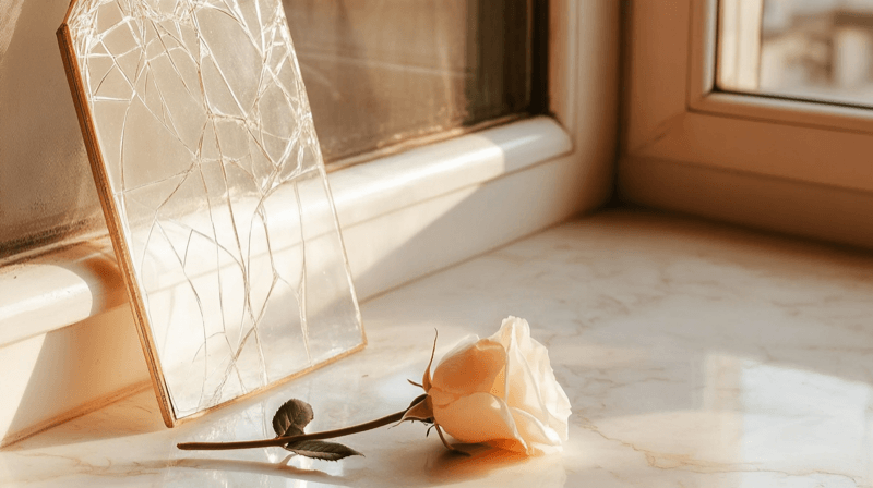 Deflecting blame as a marriage fraud credibility factor — a cracked mirror with a distorted reflection