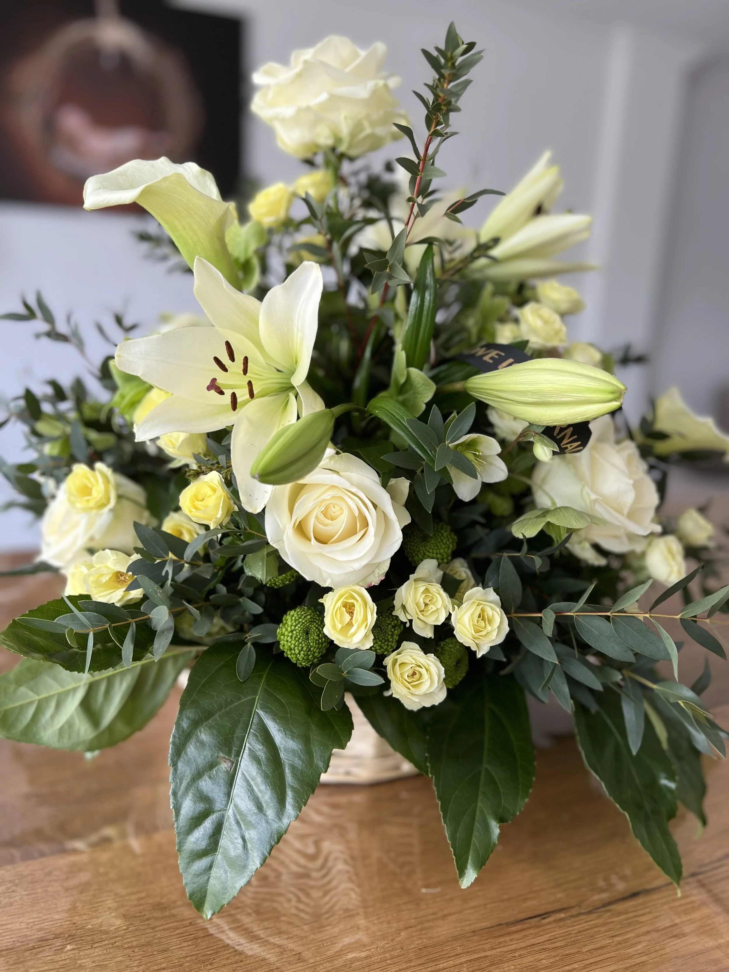 Sympathy Basket Arrangement