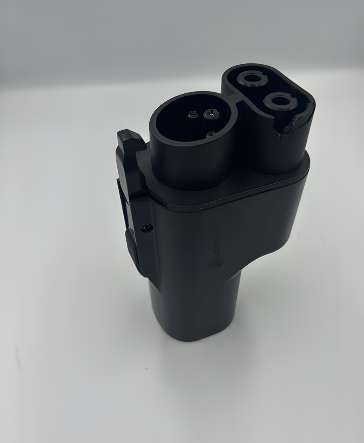 Electric vehicle charger adapter plug for EV charging compatibility and power connection