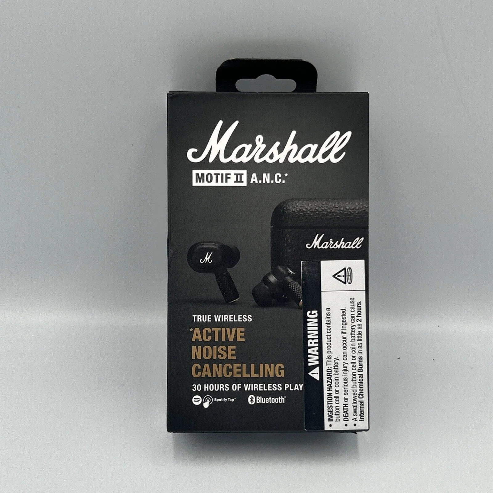 Marshall Motif II ANC true wireless earbuds Bluetooth active noise cancelling headphones