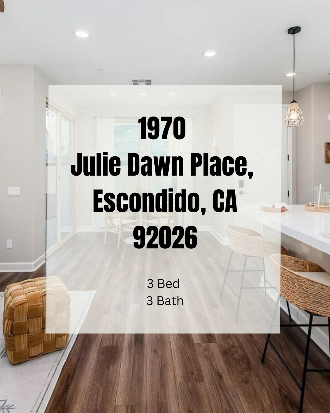 SOLD - 1970 Julie Dawn Place, Escondido CA 92026