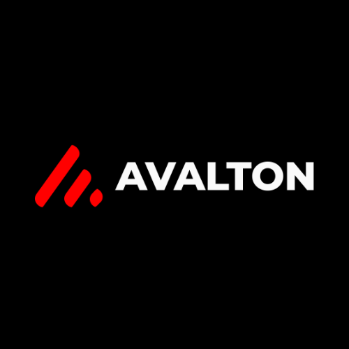 The Avalton logo with a red stylized 'A' and the word 'Avalton' in white, on a black background.