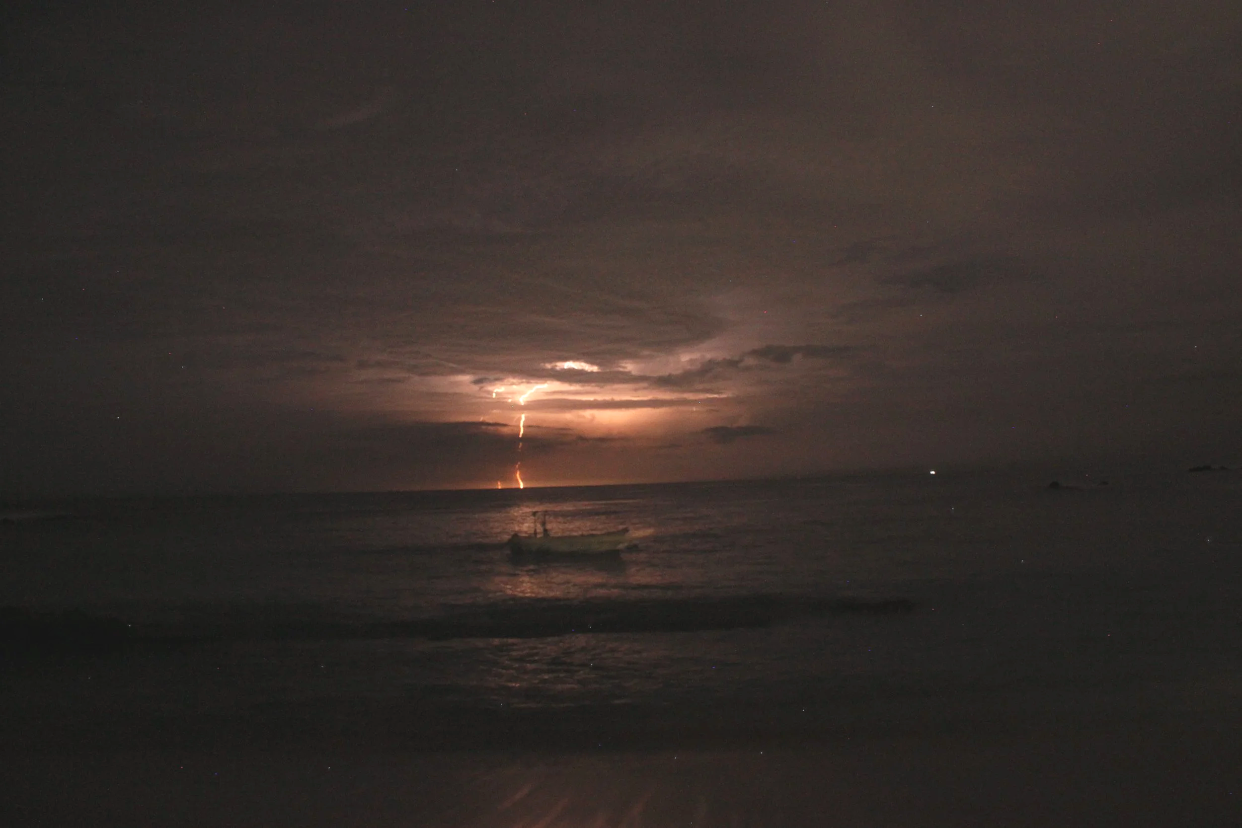 Thunderstorm in Mirissa, Sri Lanka