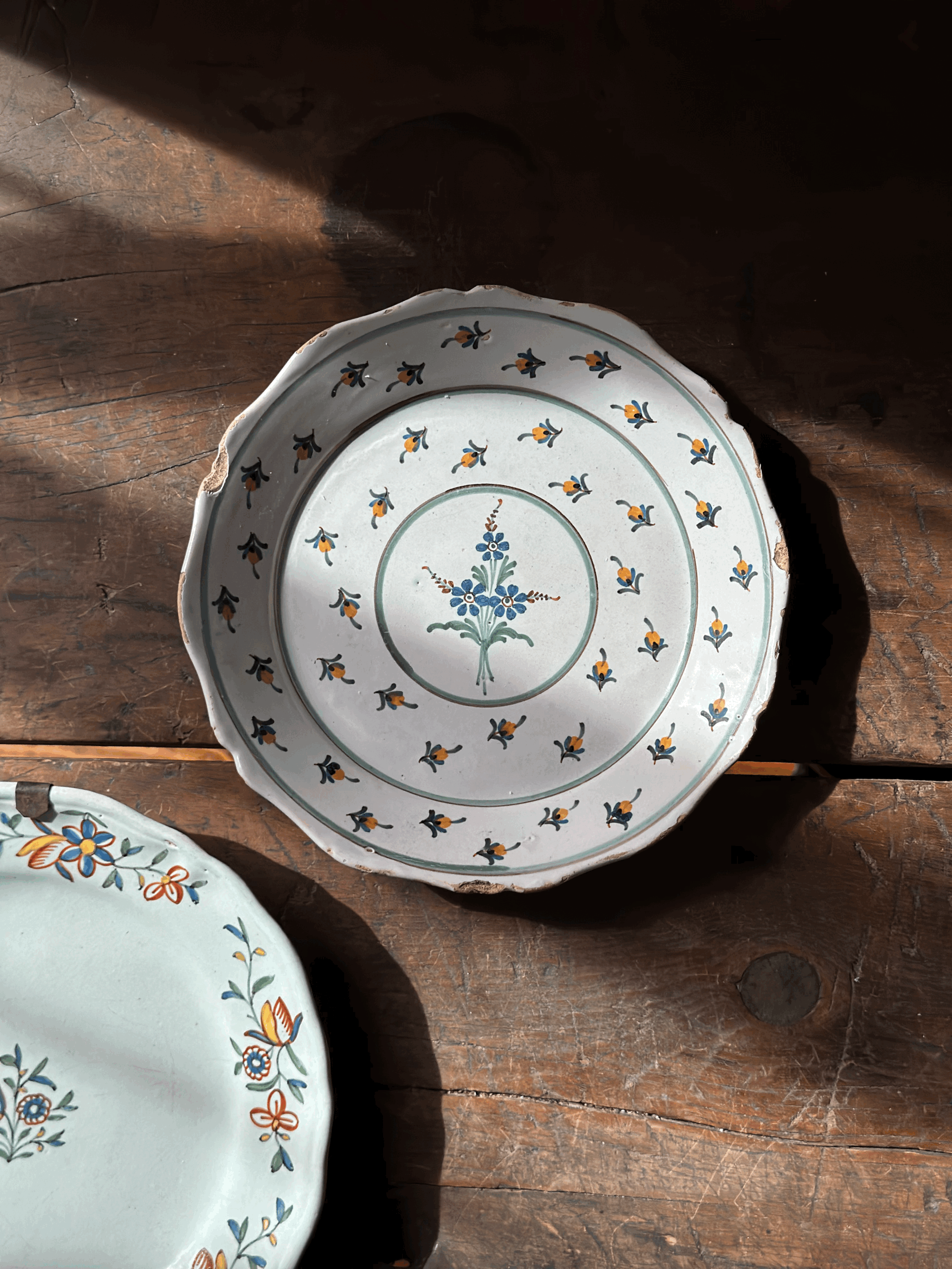 French faience plate