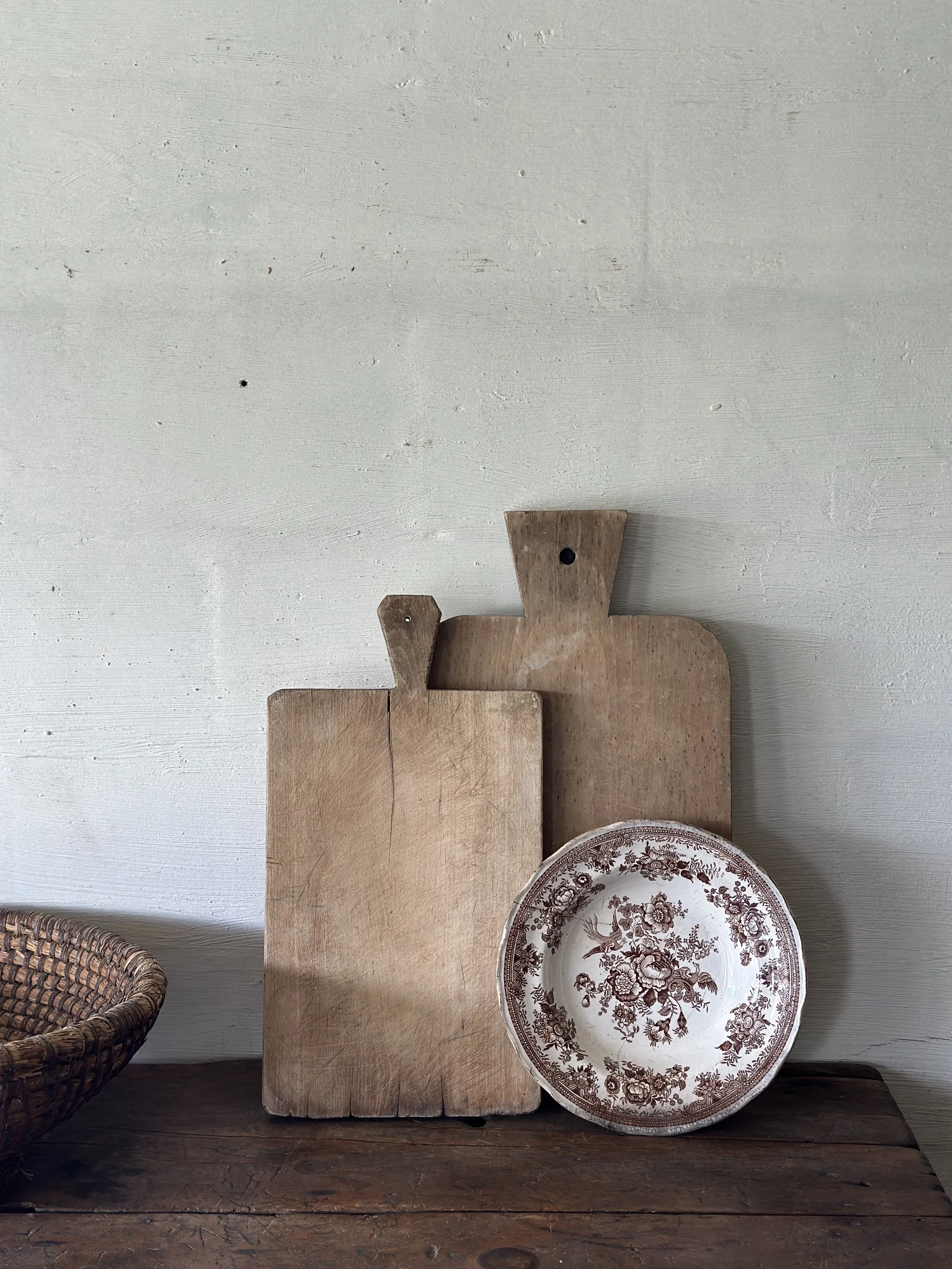 English antique stapled plate