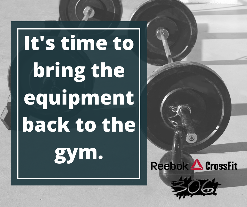 Bringing the Equipment Back...