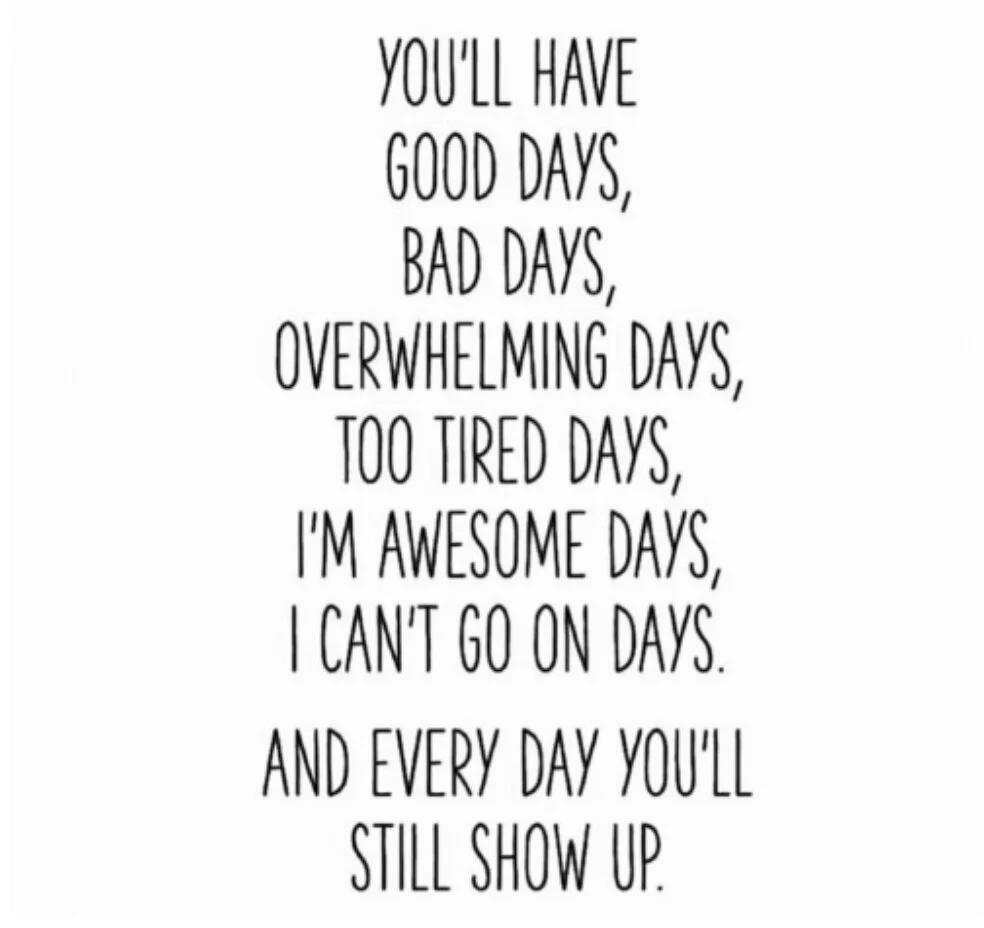 Good days &amp; bad days