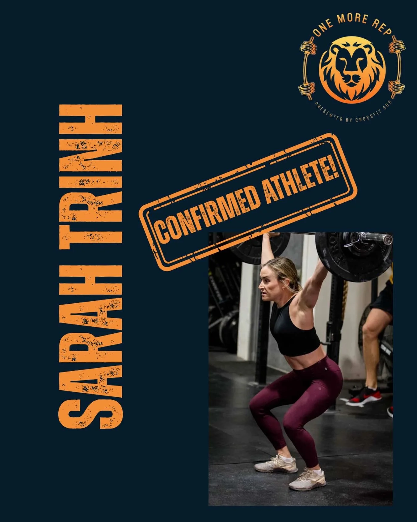A veteran of the sport. Probably the fittest school teach in Saskatoon.  Sarah is back again, and you can count on two things. A full effort, and a friendly smile. 

Can&rsquo;t wait to see Sarah throwdown with the best females around at our second a