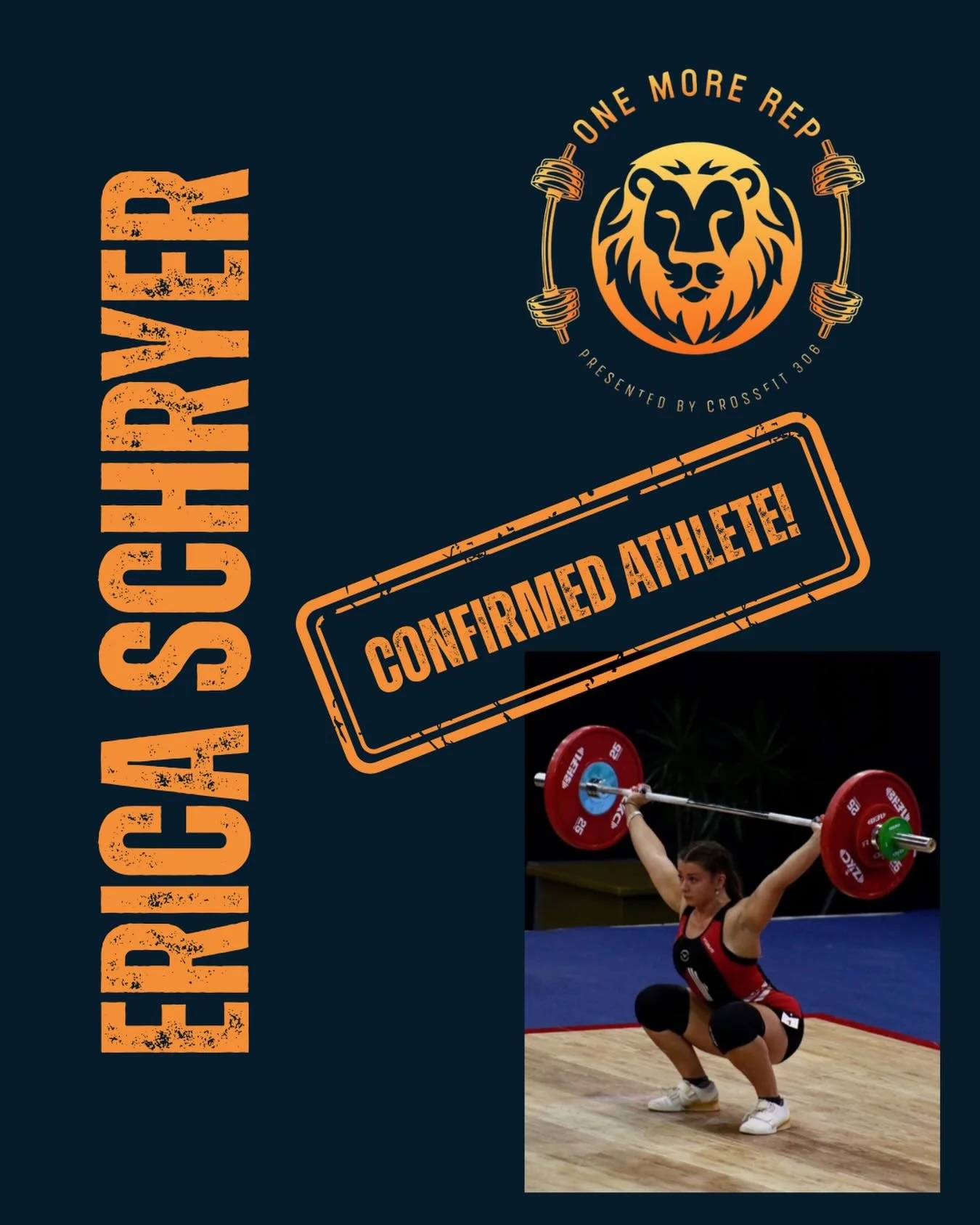 Confirmed athlete‼️

Last year&rsquo;s champion is back to defend her title! 

Got the skills and power to dethrone @erica_schryer_9 ?  Prove it and bring your A game!

Registration and details available at:

www.traininggrounds.ca