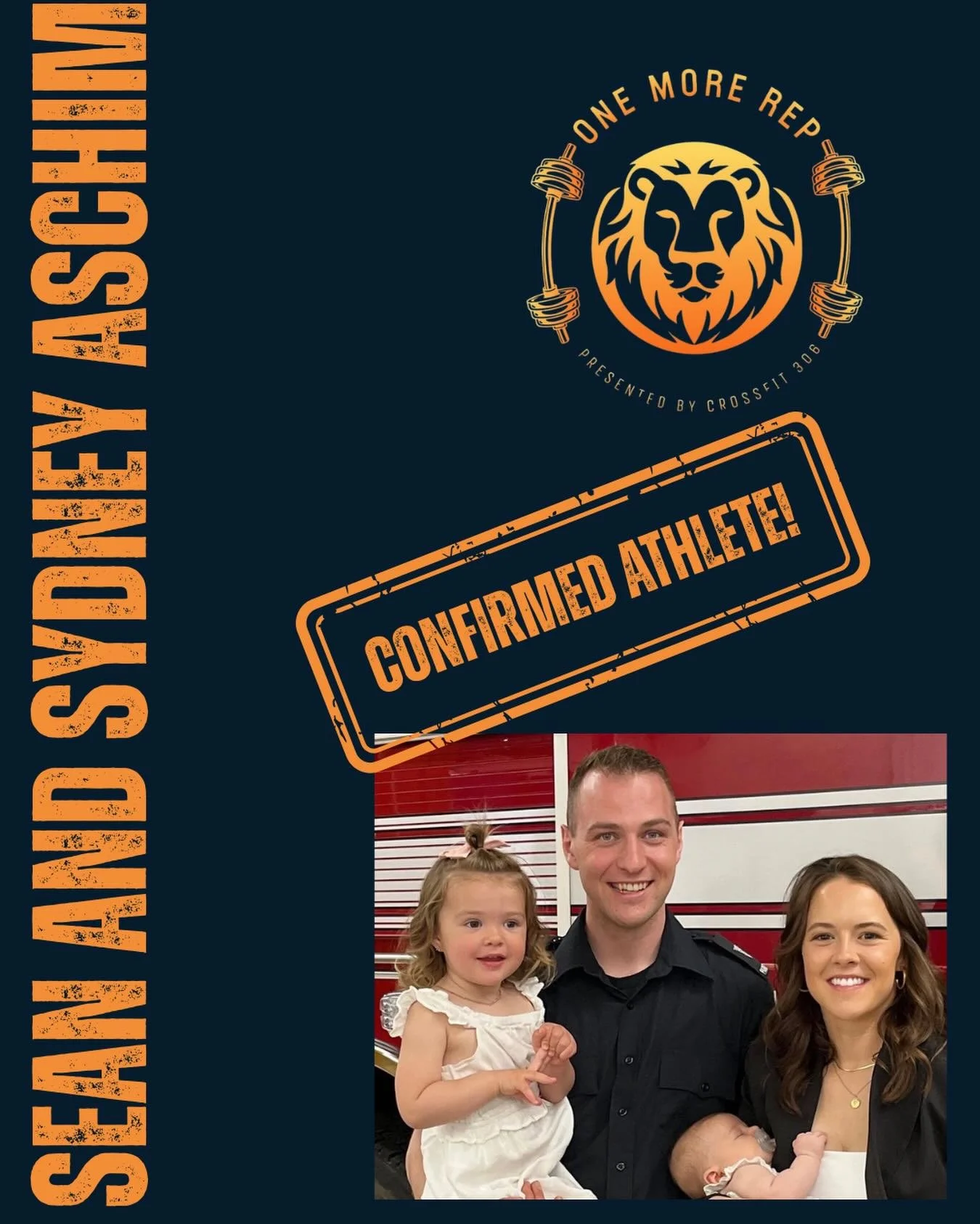 Confirmed athletes ‼️

They look fun and easy going&hellip;. But the Aschims are incredible competitors.  Can&rsquo;t wait to see them both throw down this Friday night!