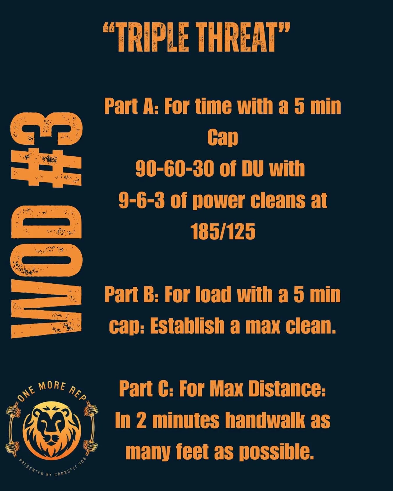 Three scoring WODs in a 15 minute span, this will definitely shake up the leaderboard.

Check all the details on our website.

One last WOD to be released, any guesses?