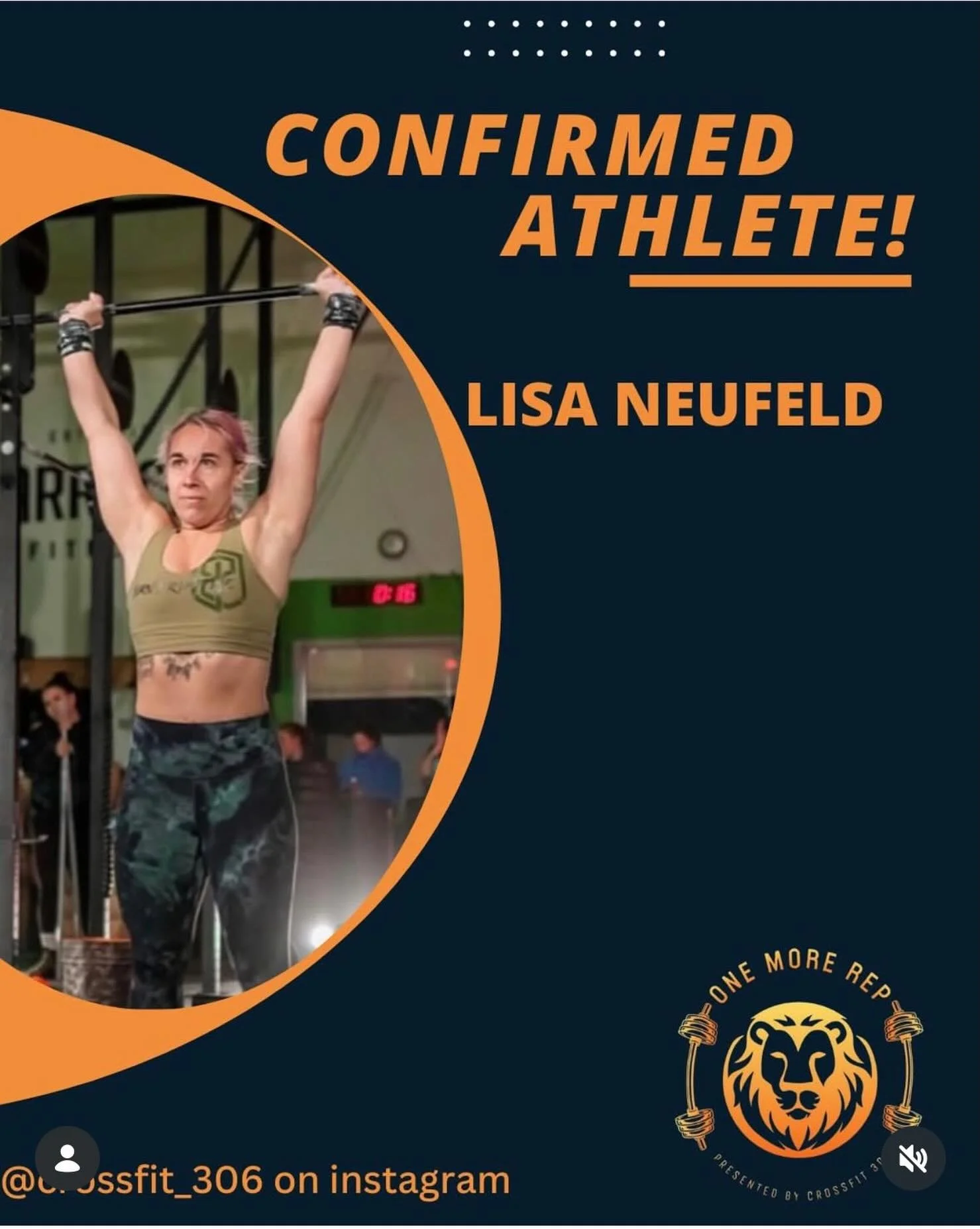 Confirmed athlete‼️

Always smiling and wishes nothing more  but success for each of her competitors, Lisa is a great competitor and she is always smiling.

Excited to host her this weekend.