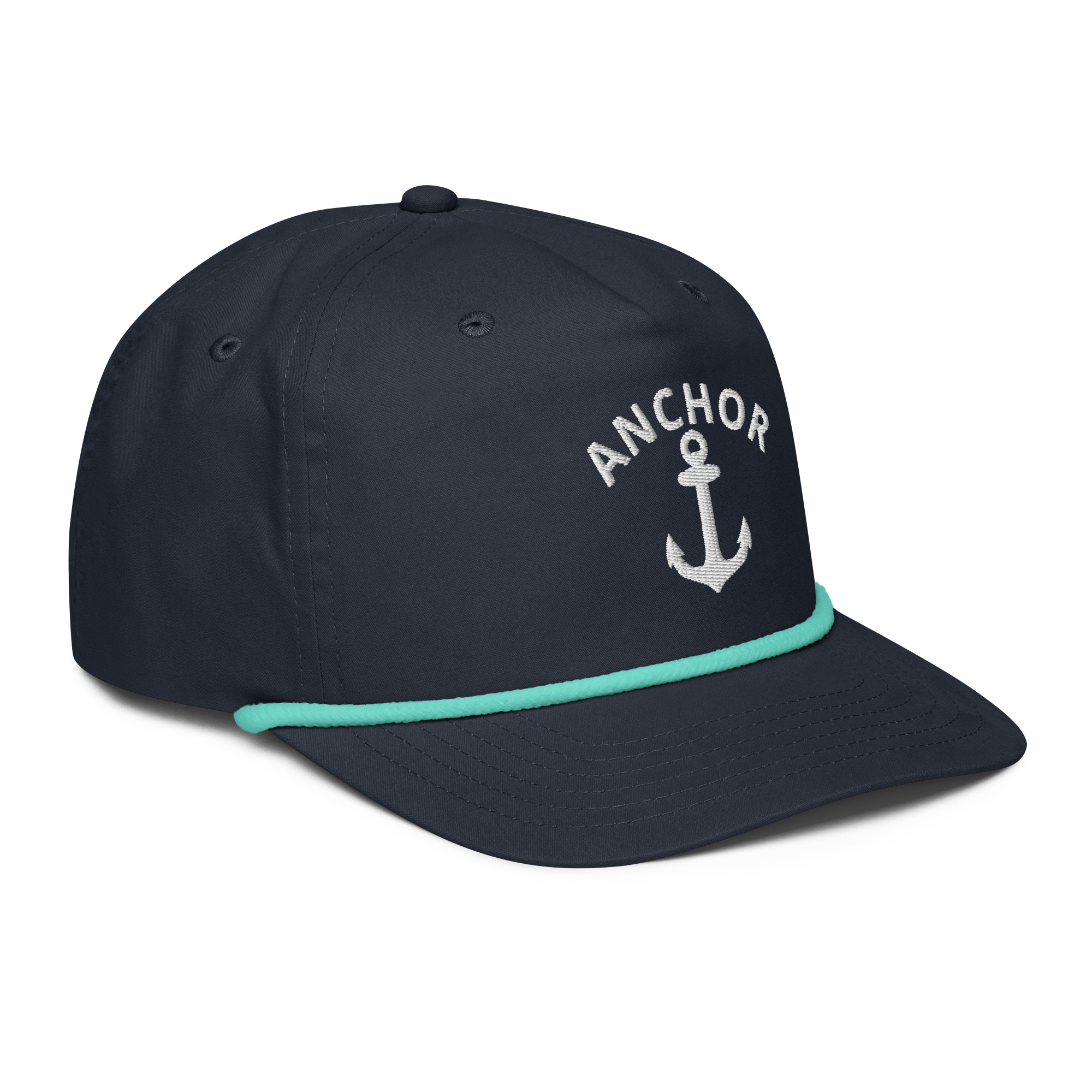 The Anchor Midnight Rope Cap