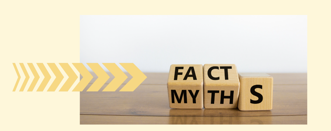 dice displaying fact vs myth