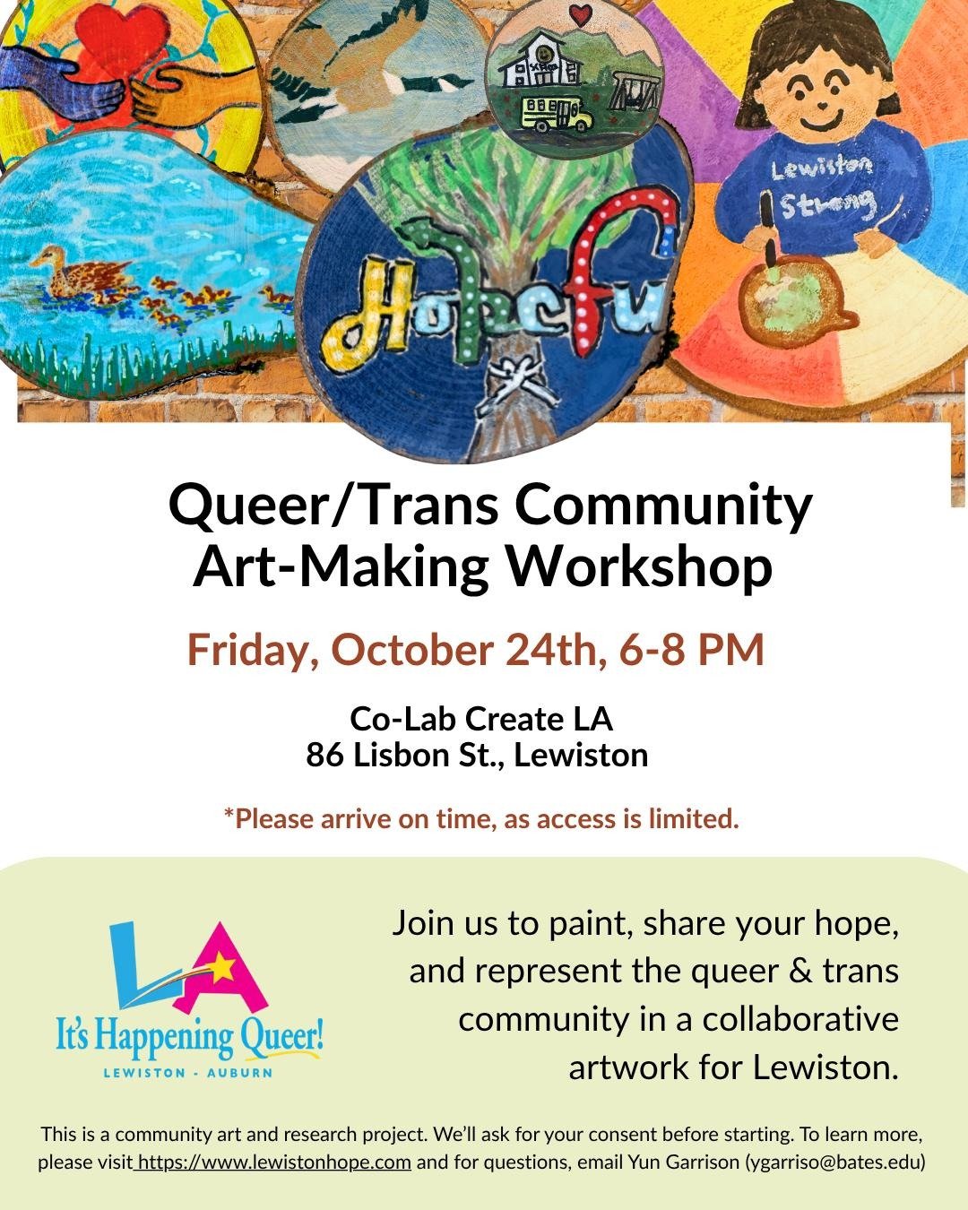 Trans and Queer Community Art Workshop