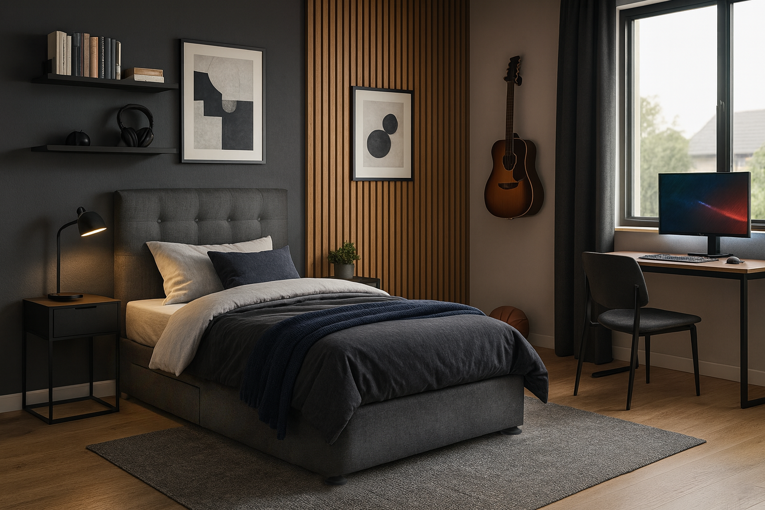 Arcadia Bedhead - Charcoal