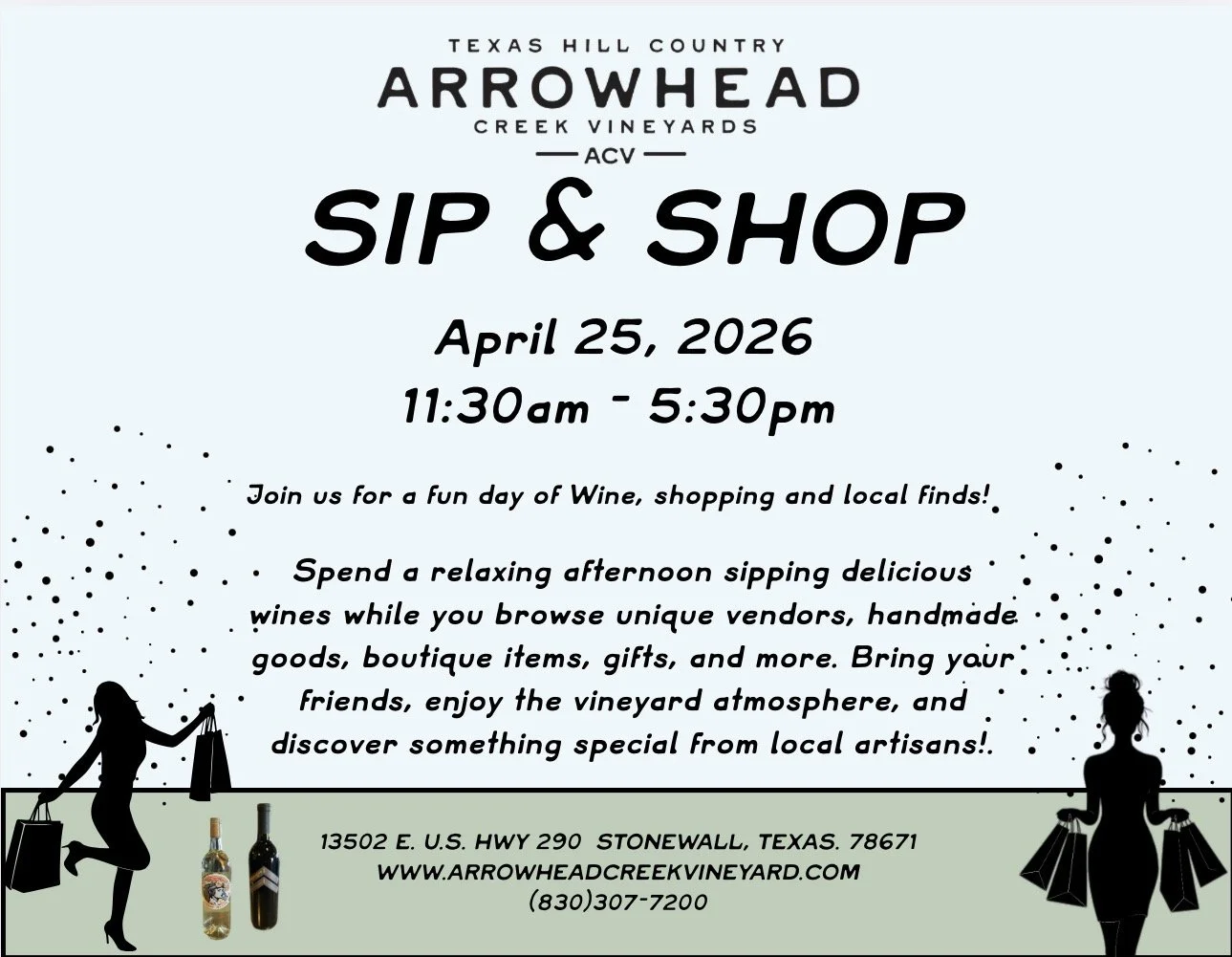 Sip &amp; Shop 