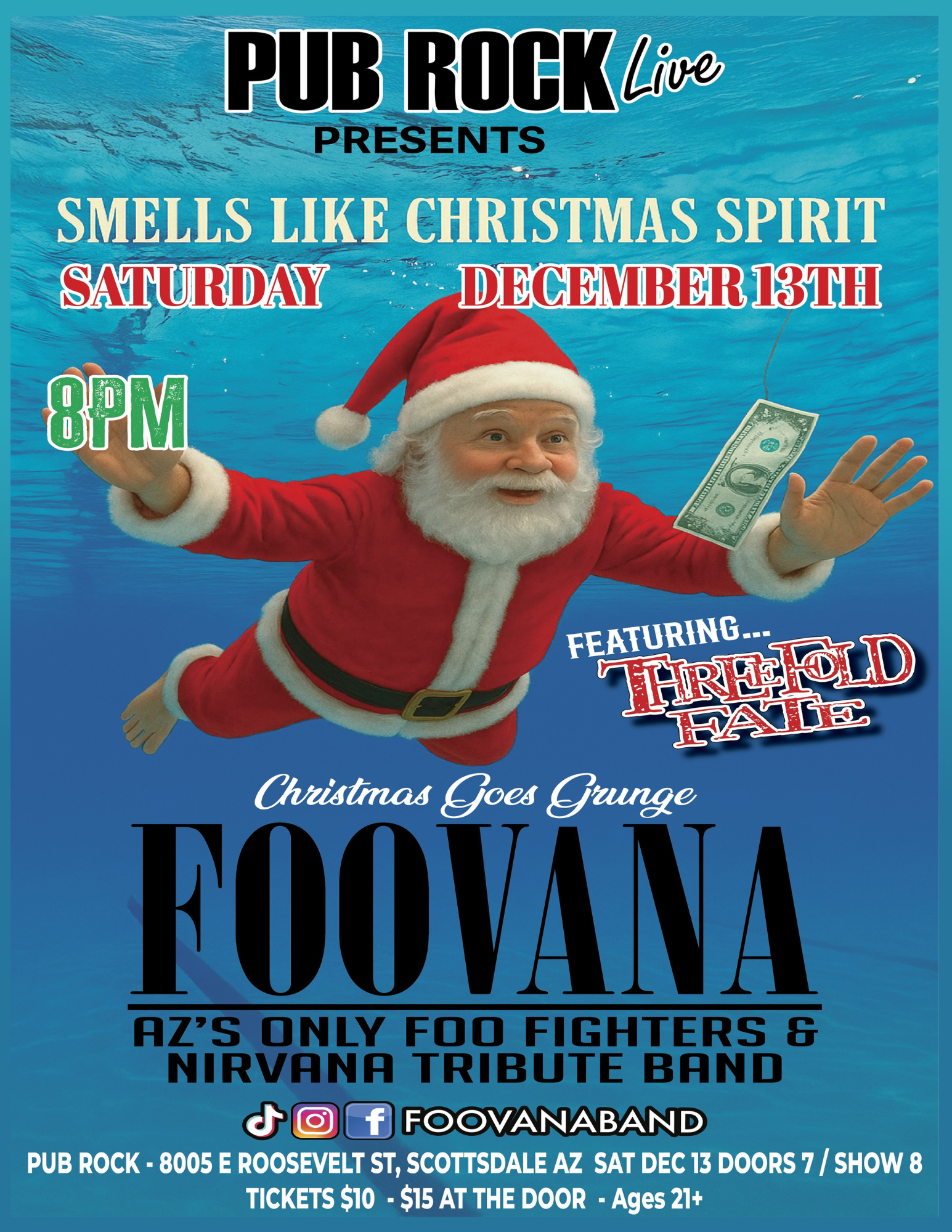 Christmas Goes Grunge: FooVana & Three Fold Fate