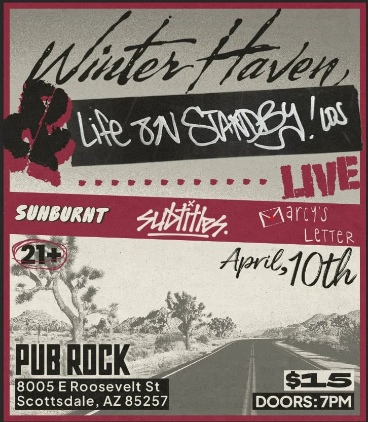 Winterhaven, Sunburnt, Subtitles, Life on Standby, &amp; Marcy’s Letter