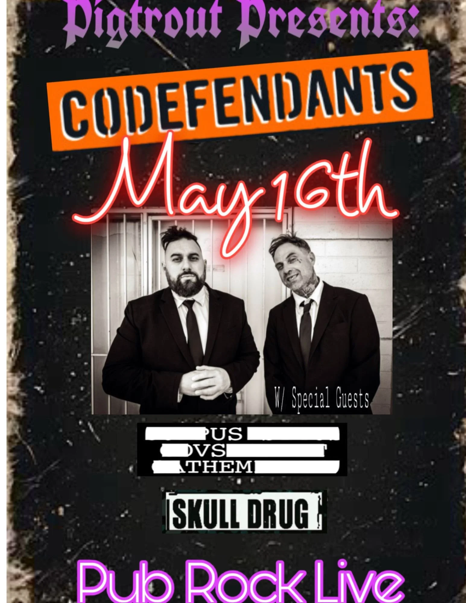 CODEFENDANTS with US vs THEM & Skull Drug