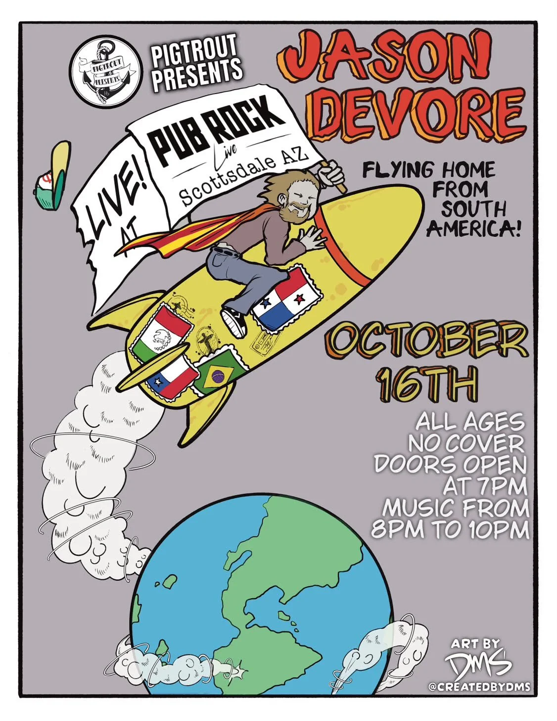 Jason Devore Flying Home from South America