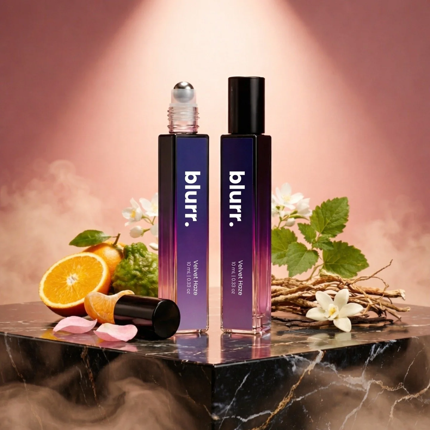 Meet Velvet Haze, our elegant perfume oil inspired by Coco Mademoiselle &mdash; a timeless blend that feels confident, feminine, and effortlessly luxurious.

It opens with a sparkling burst of orange, mandarin, and bergamot, melts into soft rose and 