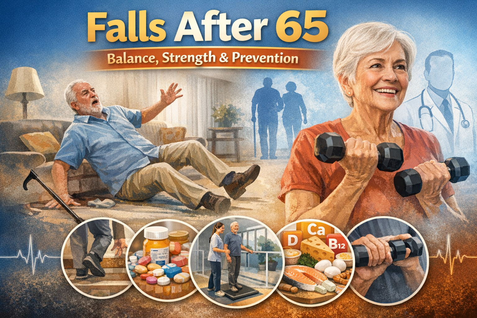 Falls After 65: Why Balance, Strength, and Prevention Matter More Than Ever