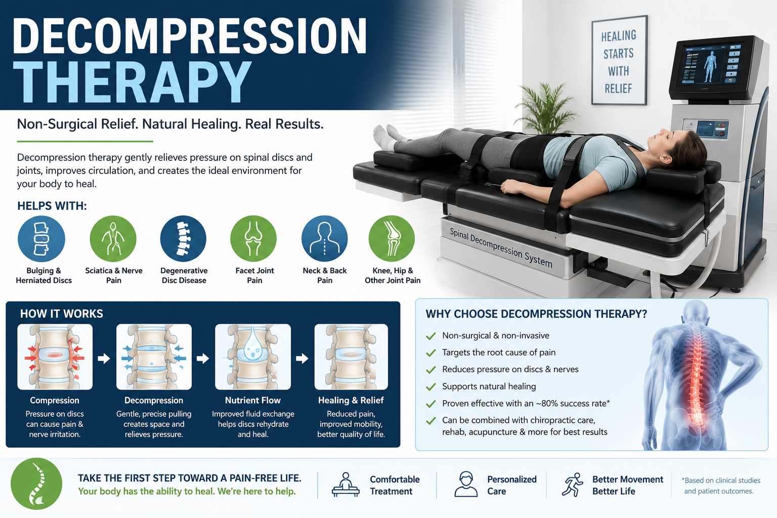 Decompression Therapy: A Non-Surgical Solution for Back, Neck, and Joint Pain