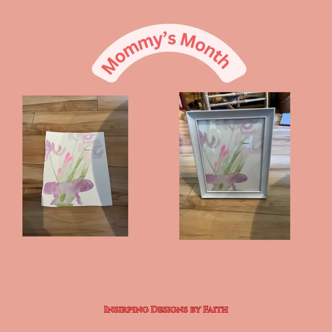 Mommy&rsquo;s Month 

Medium: Watercolor 

Dimensions: 8in x 10in 

Colors that I used: Light purple, dark purple, light pink, sap green, dark green 

Style: Style #4 

*Framing was included for this watercolor painting. 

#custombirthflowerwatercolo