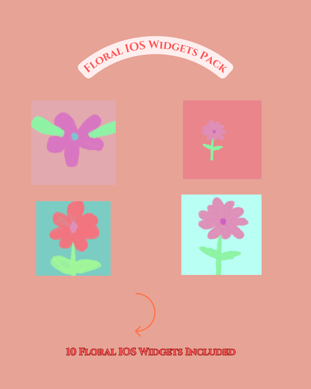 Floral IOS Widgets Pack