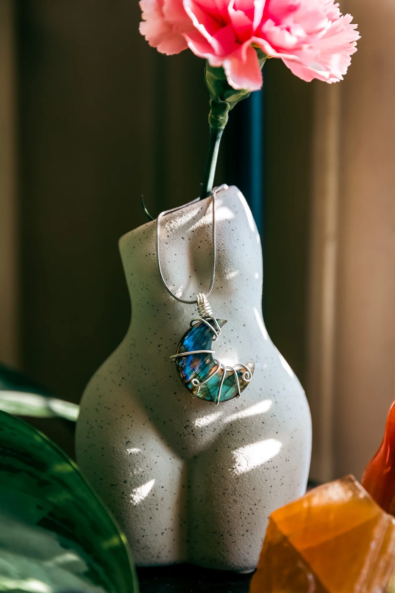 Moonlit Labradorite Pendant Necklace