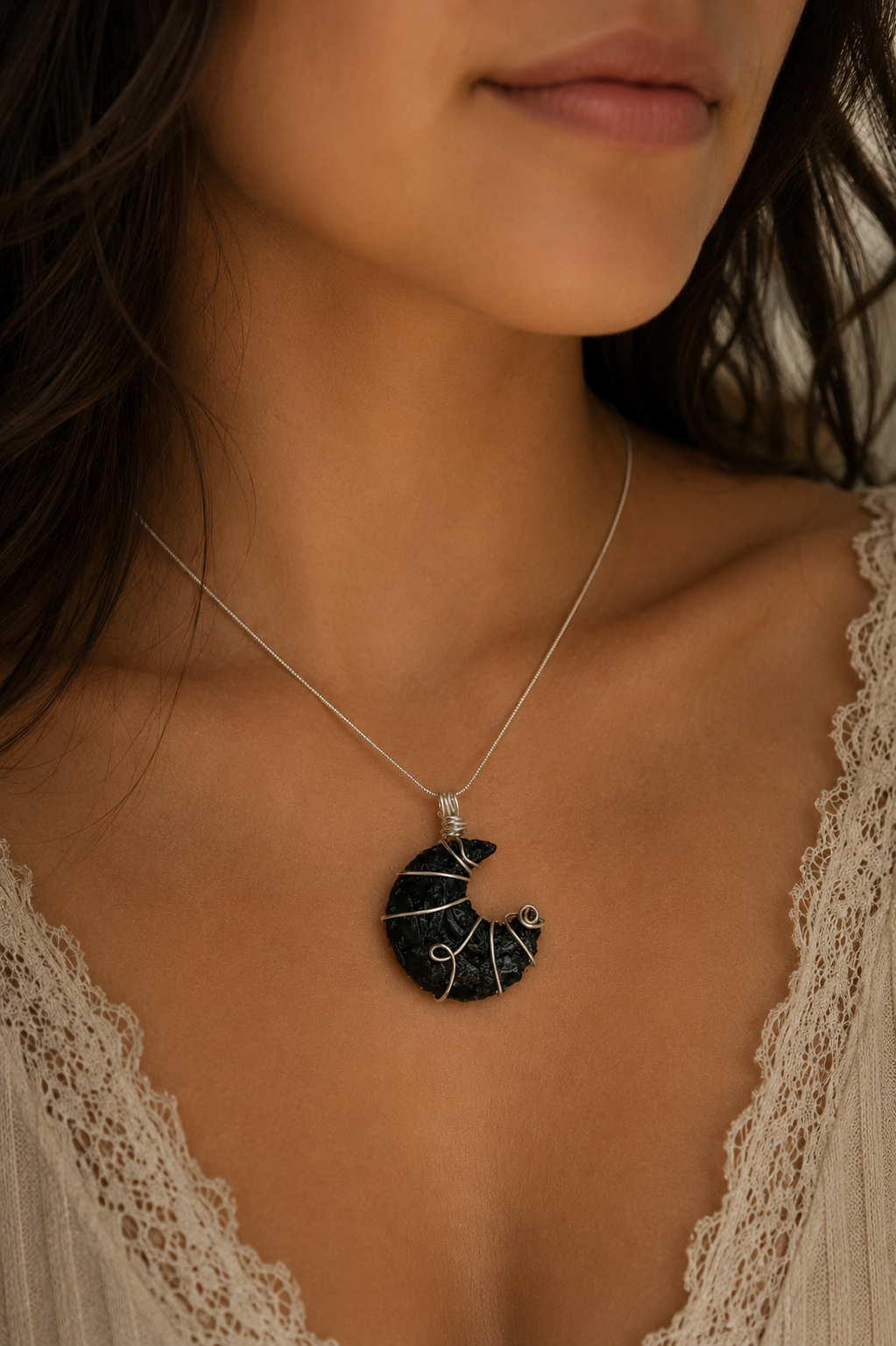 Closeup of Woman wearing Obsidian Necklace.png