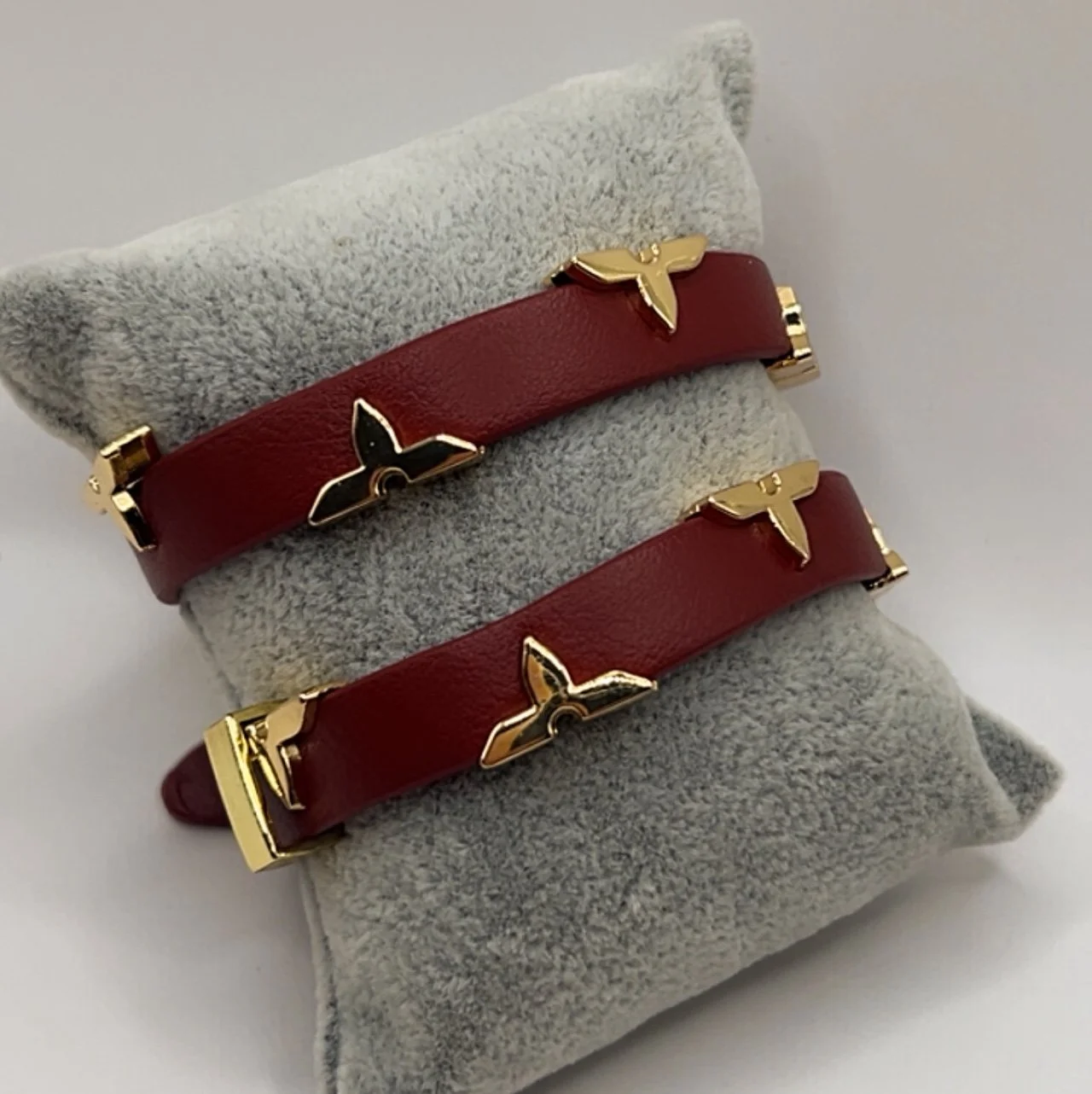 RED BELT BRACELET SET $25.00
