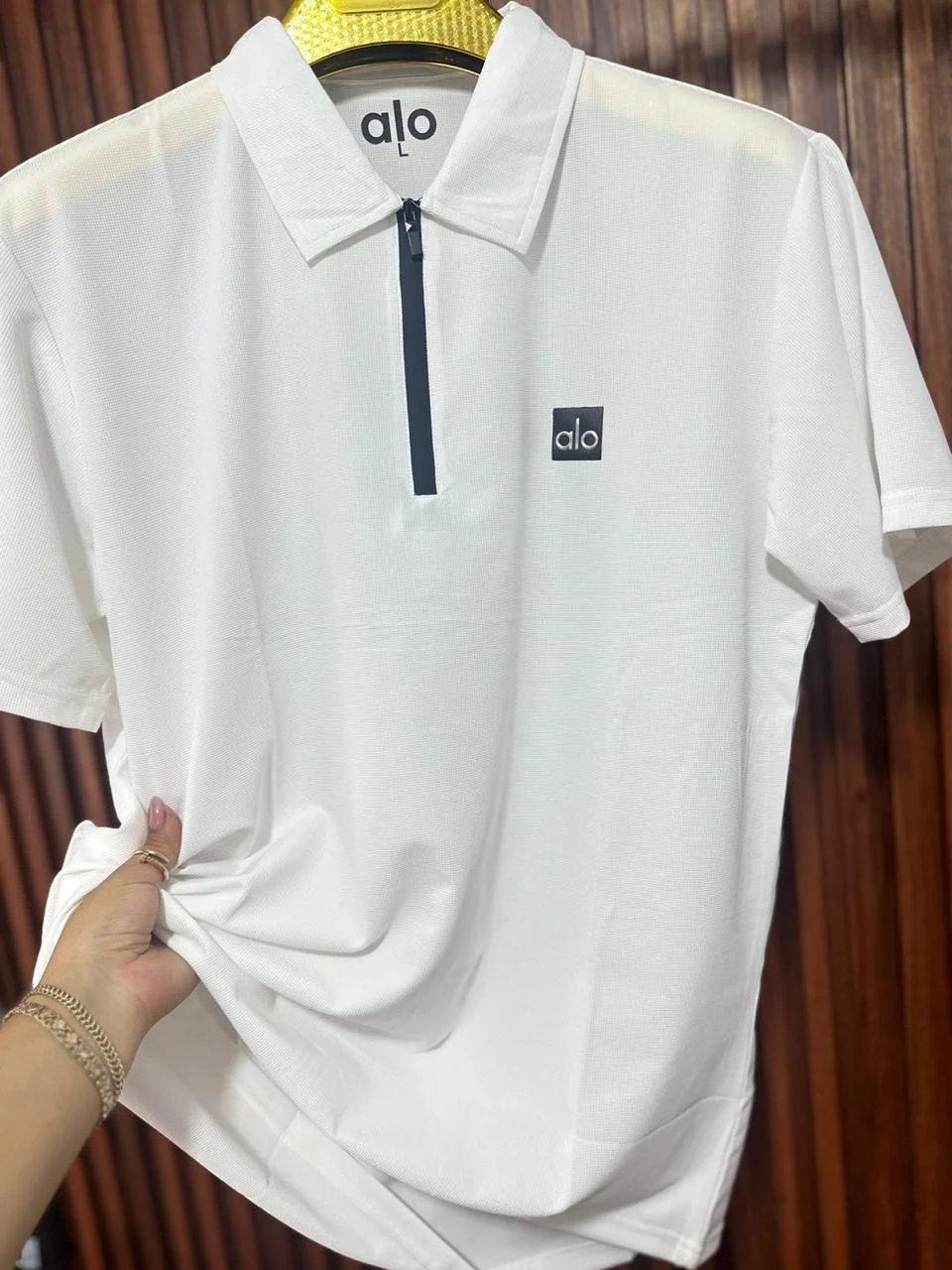 ALO Performance Zip Polo