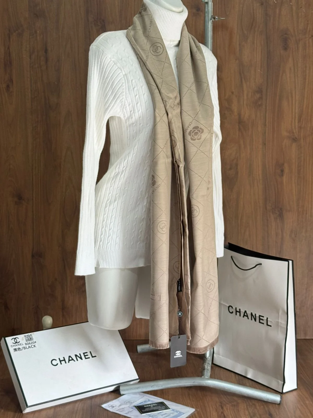 👑 PASHMINA CHANEL 80620R – PREMIUM