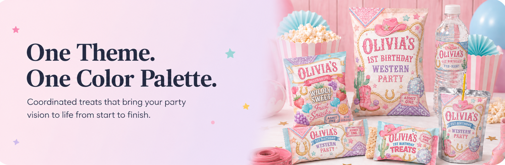 HTX Party Treats custom party treats in Houston for birthdays and special celebrations