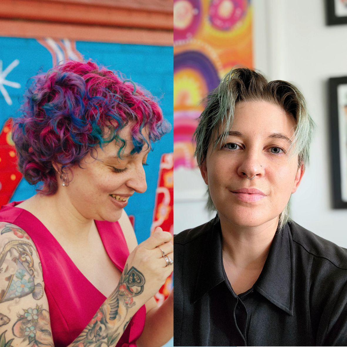 The smiling faces of Logan Trask and Eli Sutherland.