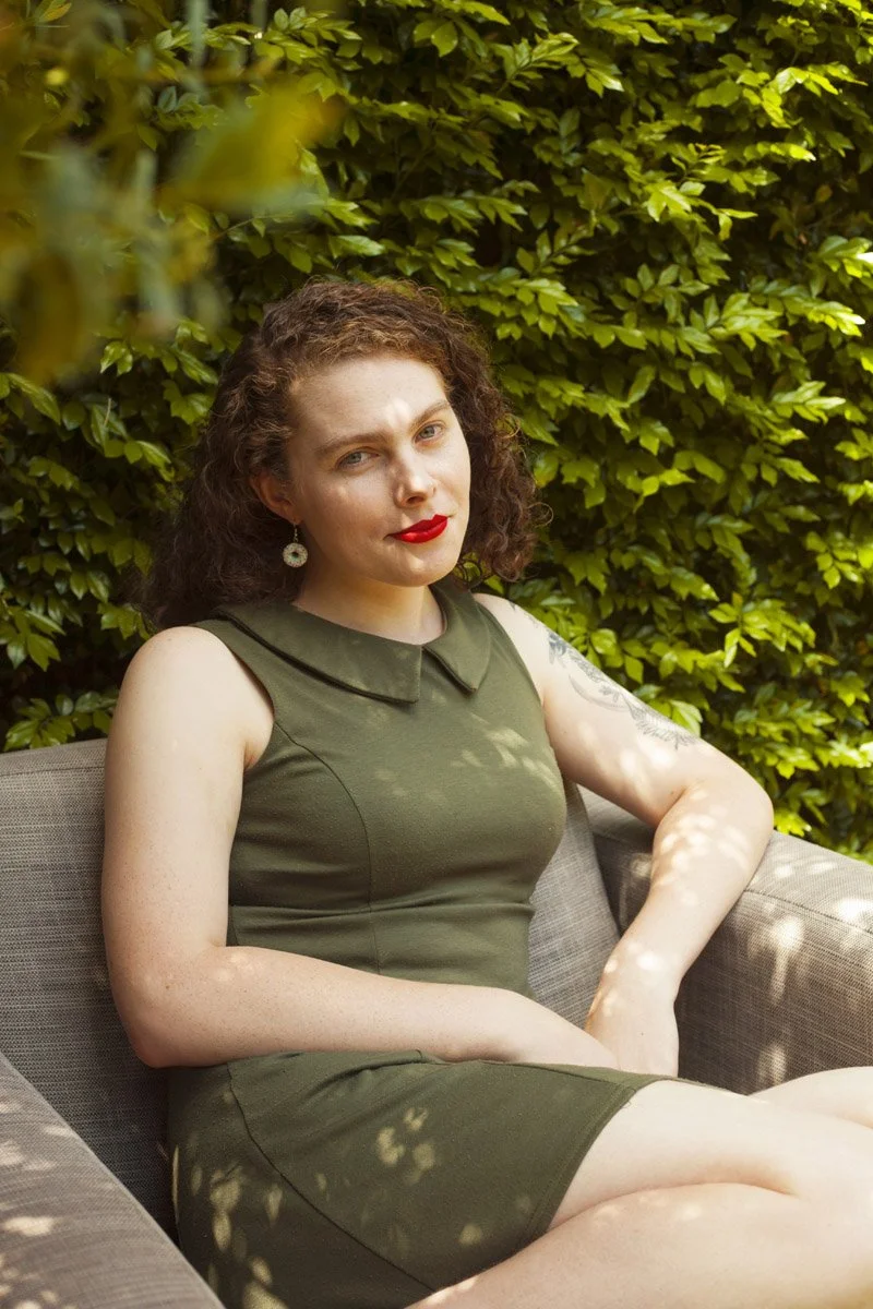 A smiling Liz Duck-Chong from the waist up.