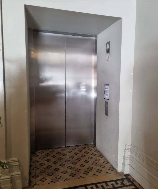 Elevator inside The Wheeler Centre