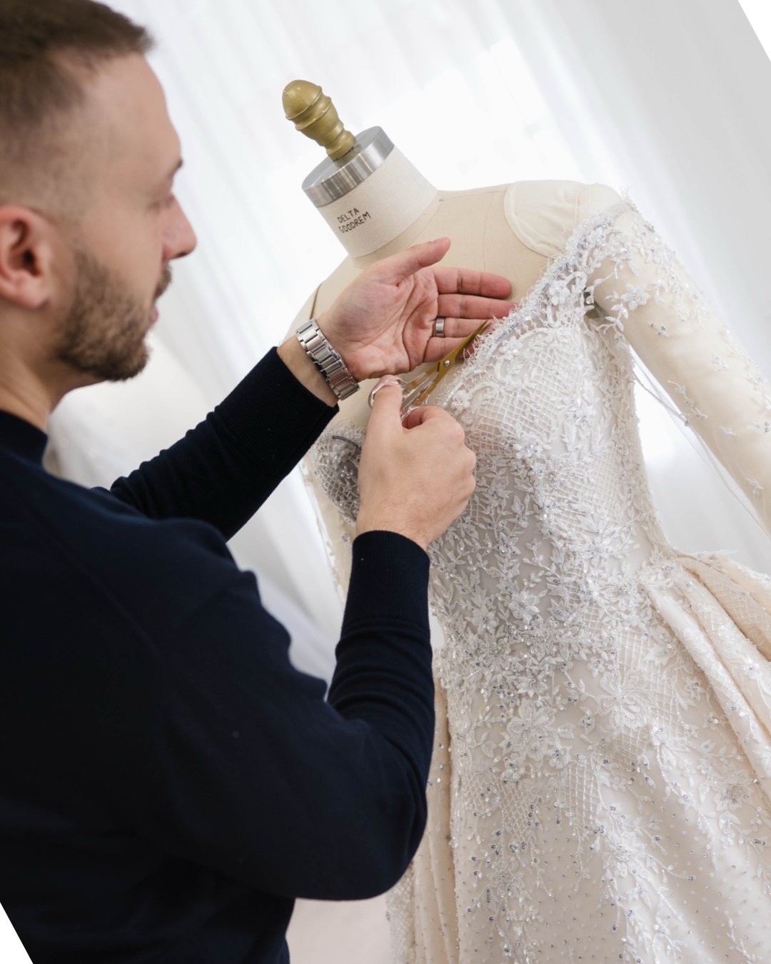 Delta Goodrem’s Couture Wedding Gown / Paolo Sebastian