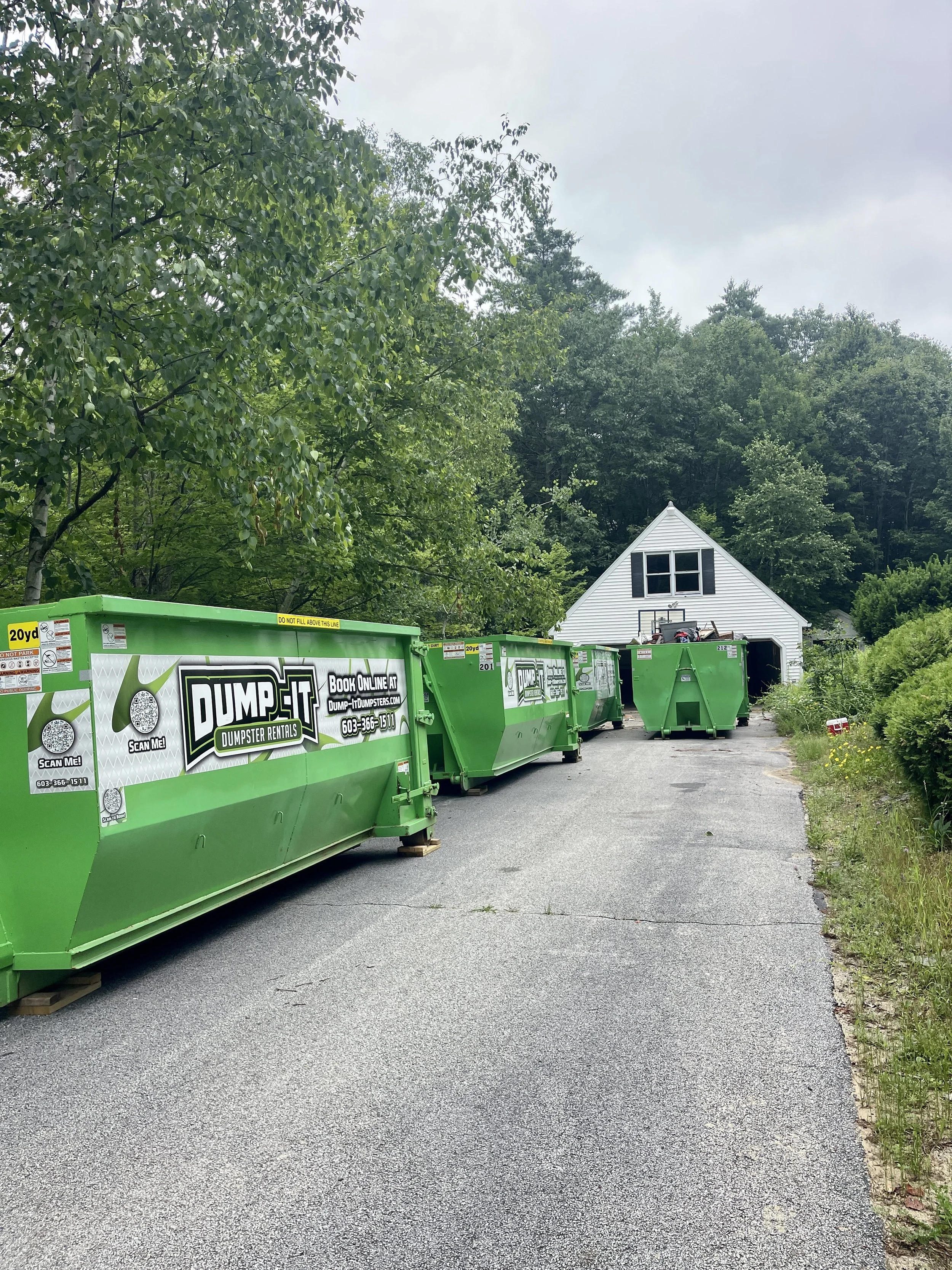 This was a huge cleanout in Bow NH
