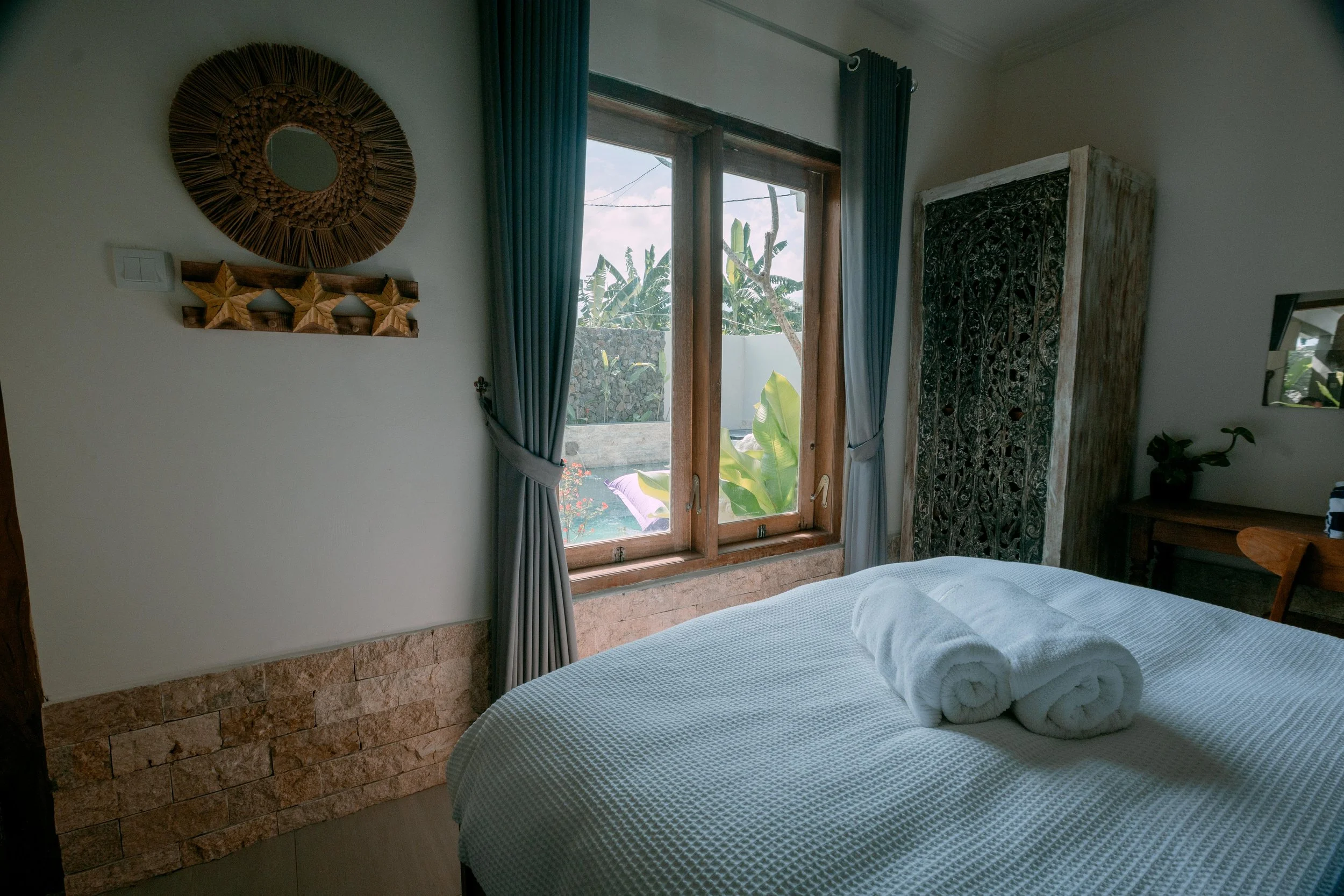 Villa two view from bed 2