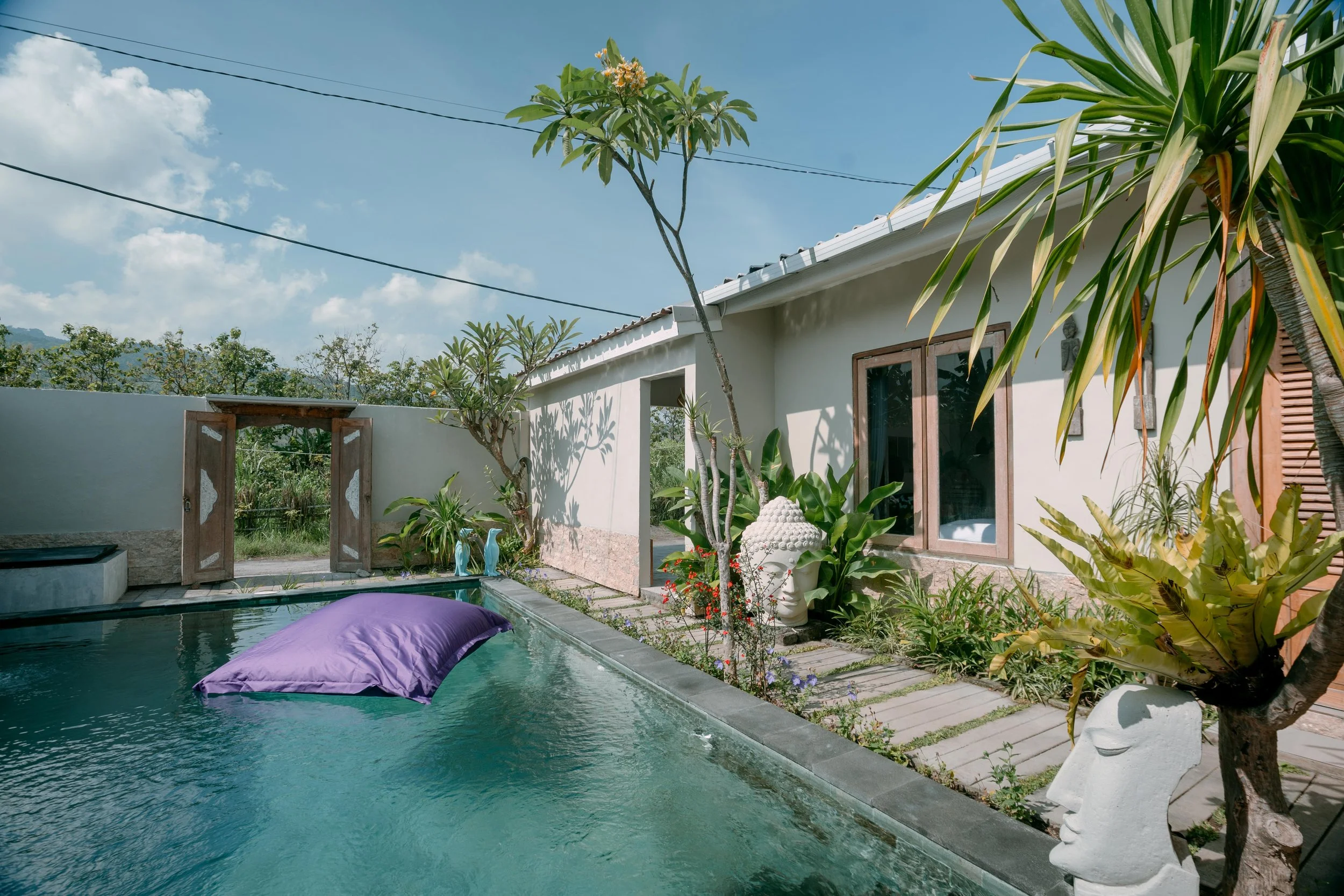 Villa two - pool outlook