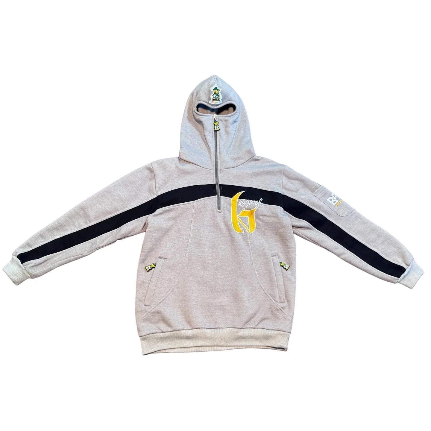 BAGGAVELI Gray and Black Shiesty Hoodie

Elevate your streetwear game with the BAGGAVELI Gray and Black Shiesty Hoodie. Designed for both style and comfort, this hoodie features a sleek two-tone design with bold black accents against a versatile gray