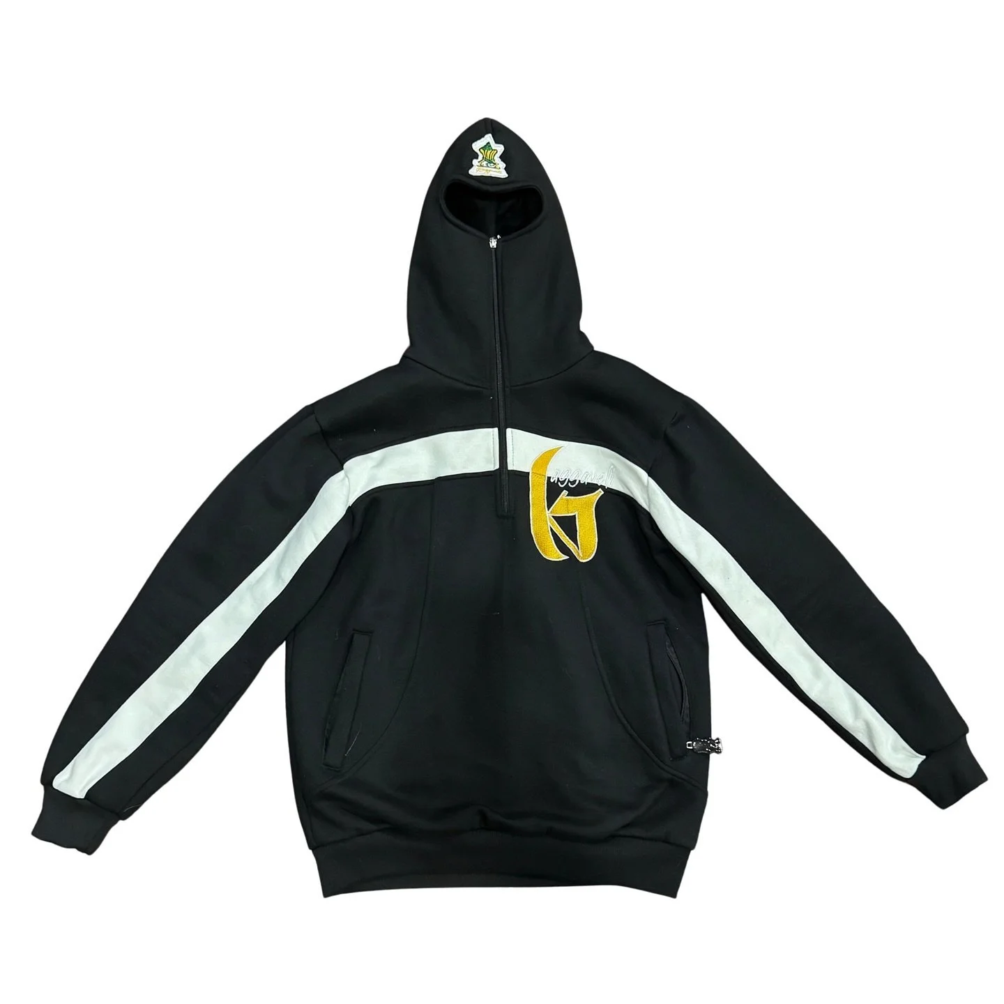 Baggaveli Full-Zip Black Tracksuit with Built-In Shystie Mask

Level up your streetwear game with this Full-Zip Black Tracksuit, a seamless blend of luxury, comfort, and functionality. Designed for those who demand style and practicality, this premiu