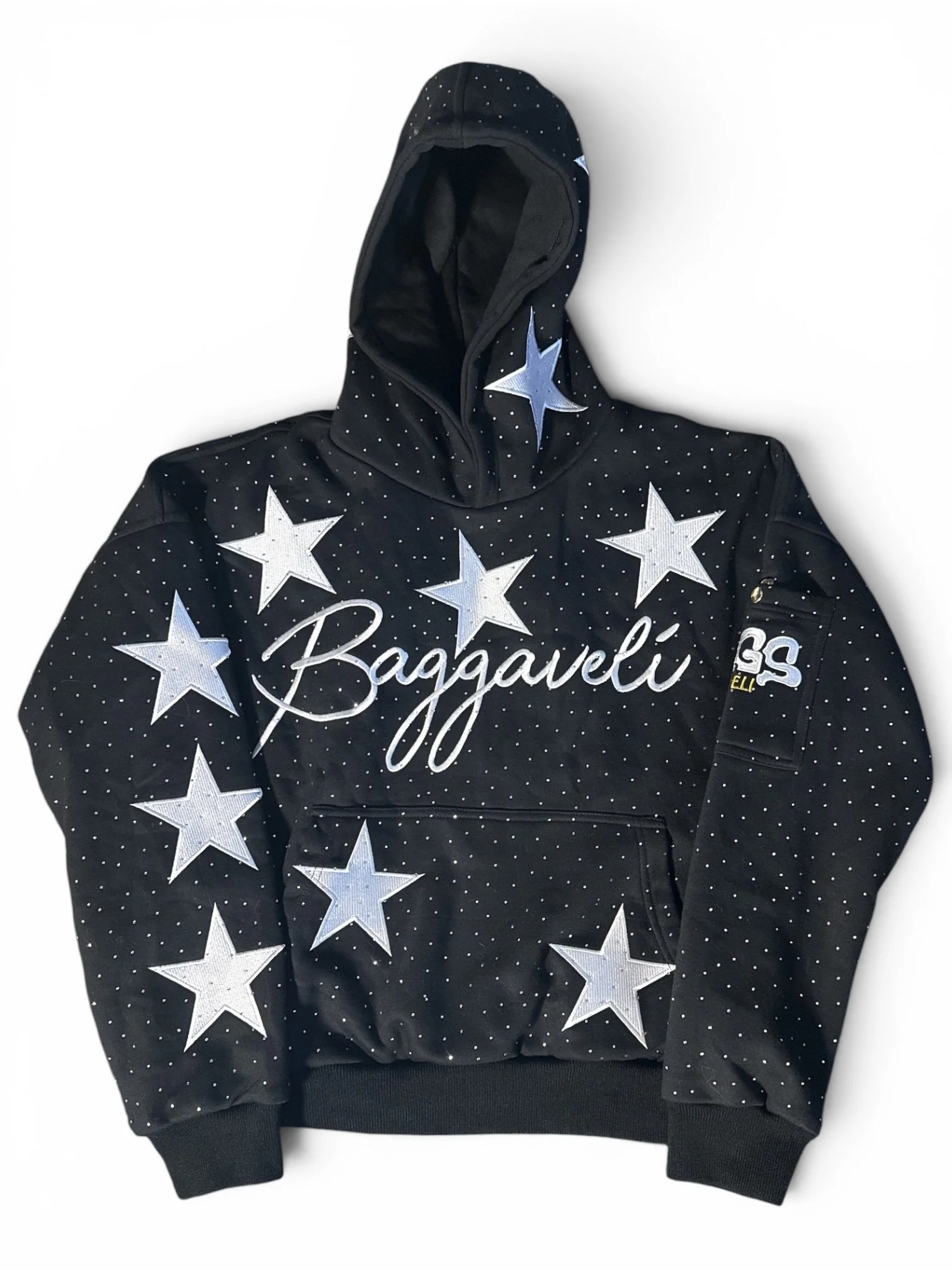 BAGS Baggaveli Rhinestone Star Hoodie - Limited