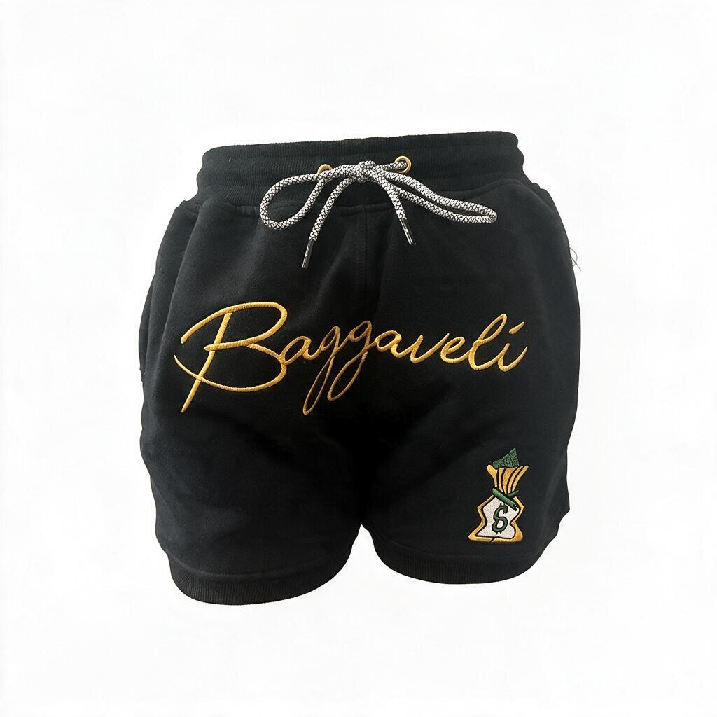 BAGSGAVELI Blackout Fleece Shorts - No Risk No BAGS Edition