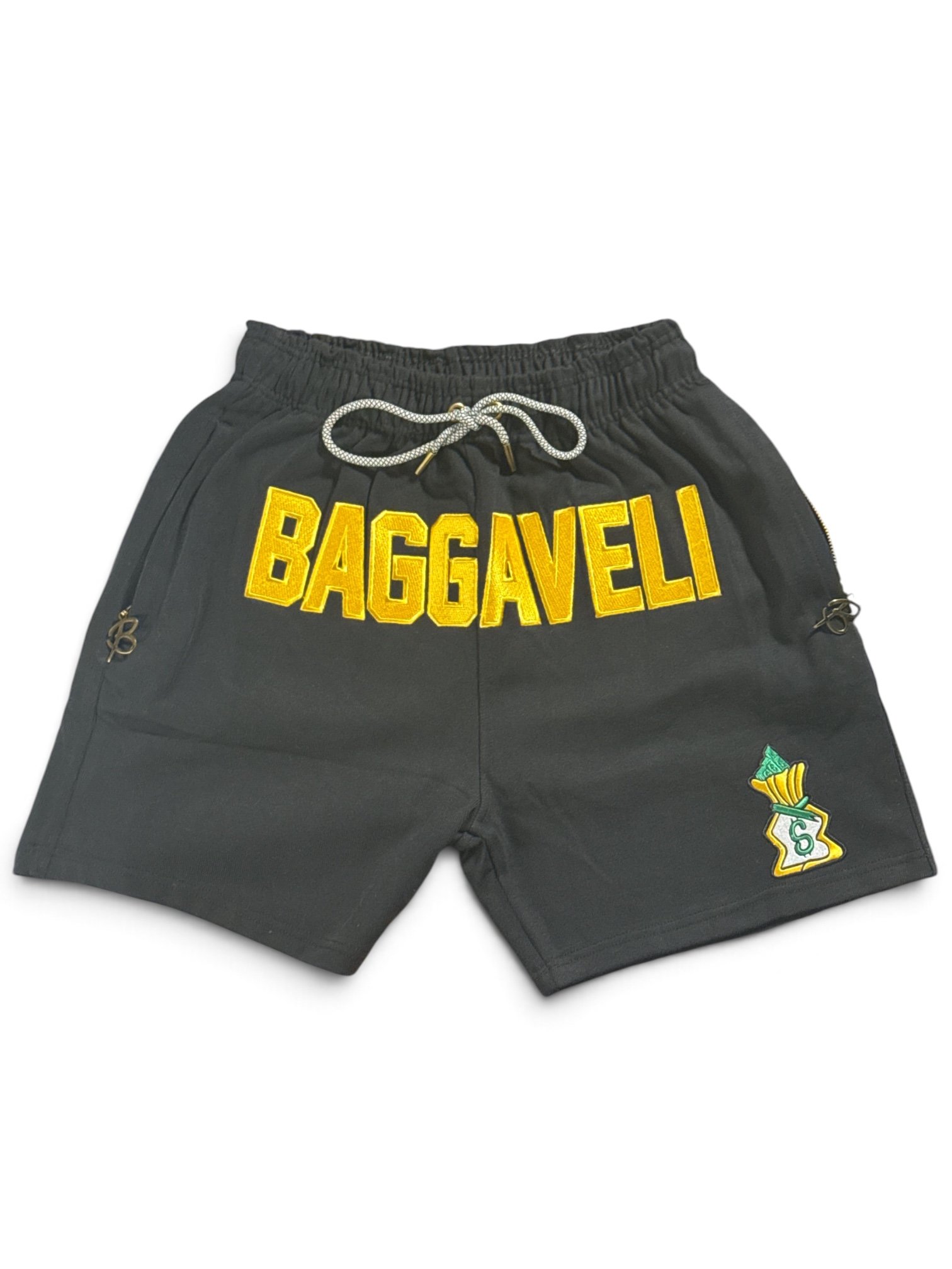 BAGS Baggaveli BIG BLOCK Shorts -  Black / Yellow
