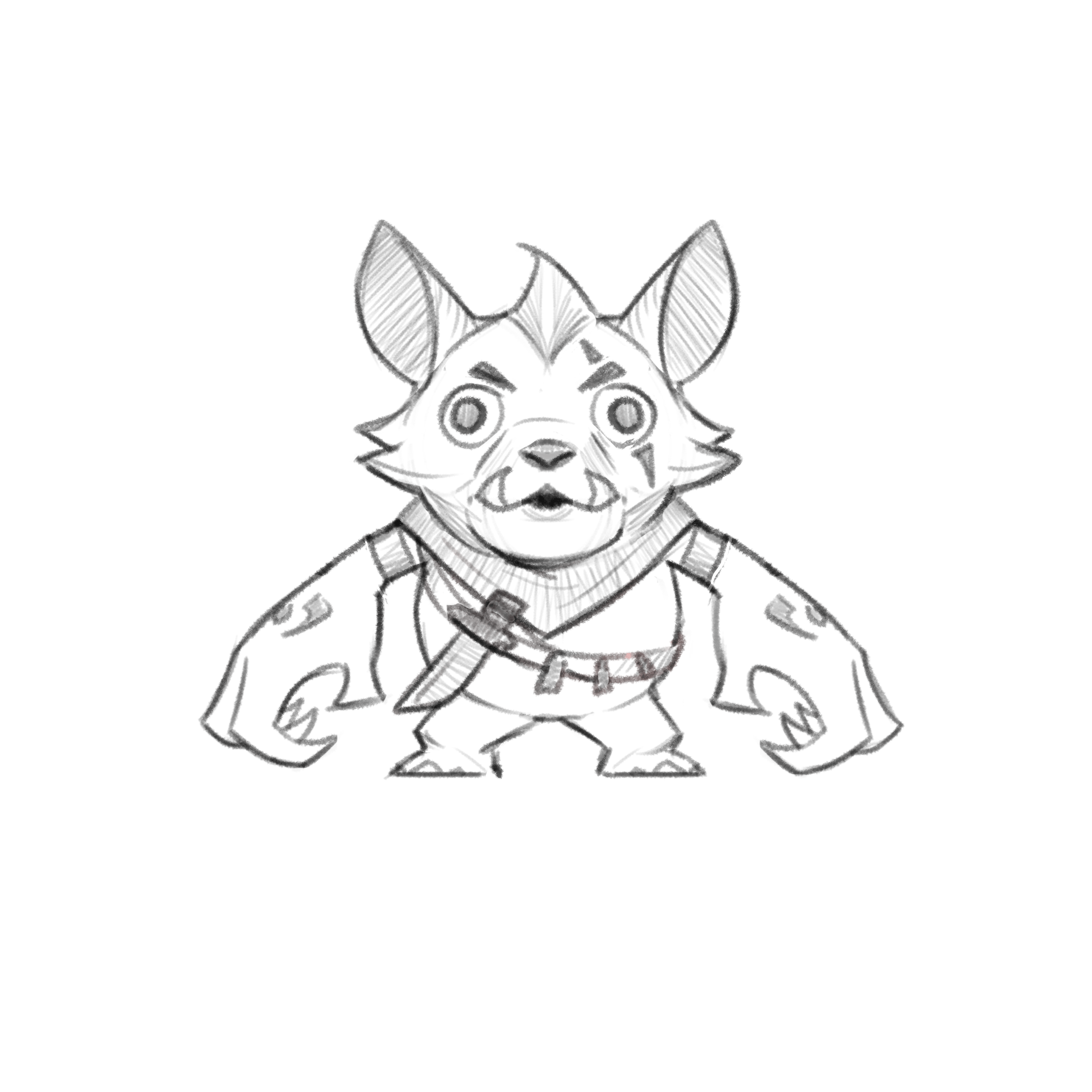 Animation Character Design - Gnasher the Gnoll