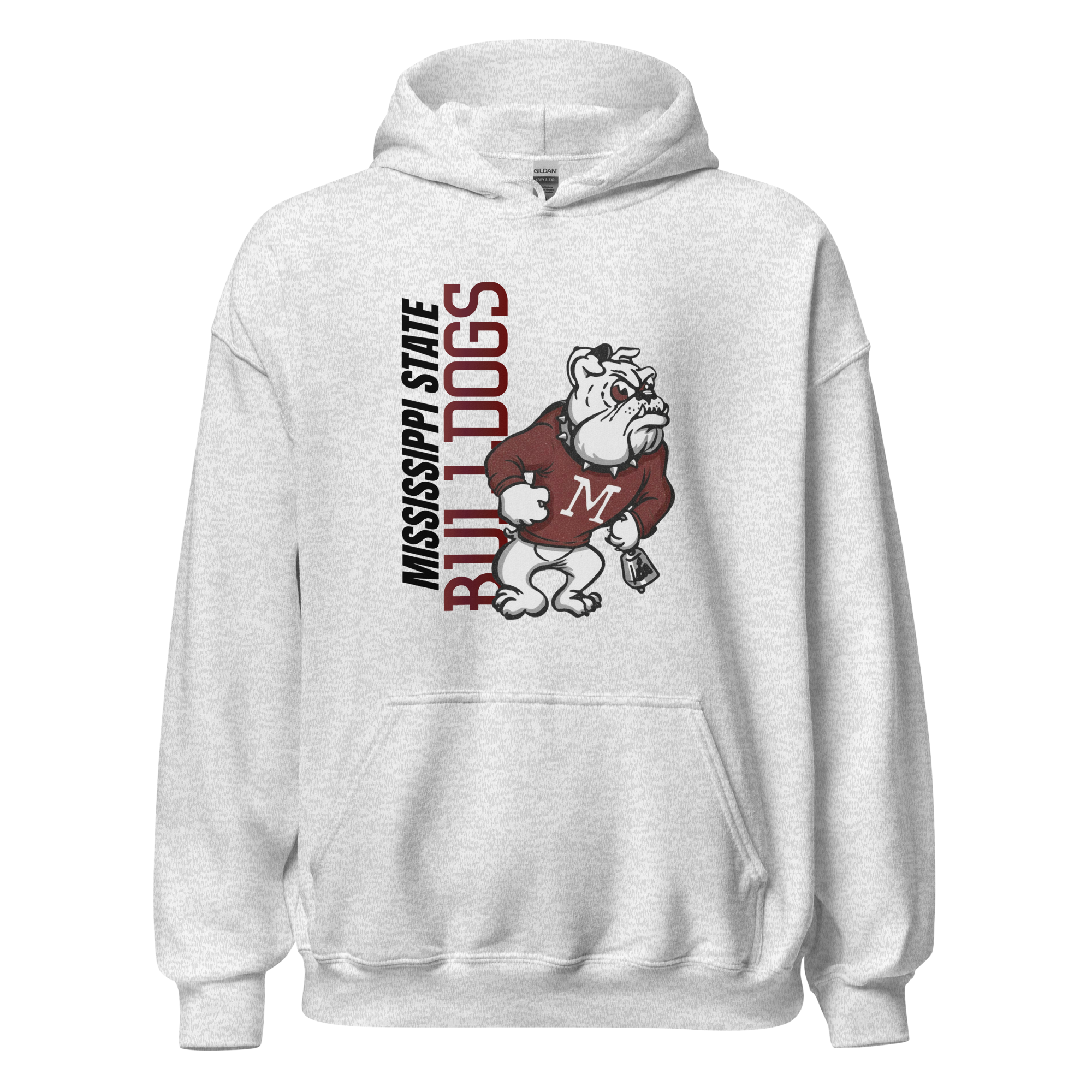 Vintage Mississippi State Bulldog Hoodie Sweatshirt